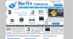 Desktop Screenshot of itbluefire.com