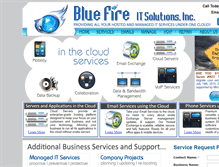 Tablet Screenshot of itbluefire.com